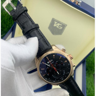 Classy TAG Leather Wristwatch for Unisex - Brand New