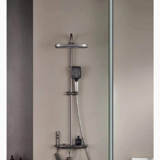 LED Water Temperature Display Standing Shower