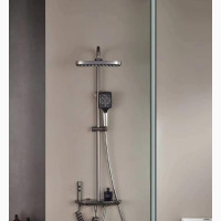 LED Water Temperature Display Standing Shower