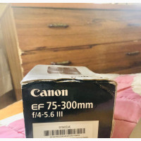 EF 75-300mm F4/5.6 Canon Lens