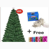 6ft Christmas Tree with Free Accessories - VIP Brand
