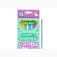 Crayola Pastel Shades Pencil Crayons - 12pcs
