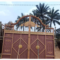 Arc Welding Gate Installation