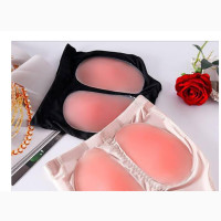Black Silicone Butt Padded Buttocks Body Shaper Push Up Pads