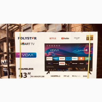 43 Inches Polystar Smart TV