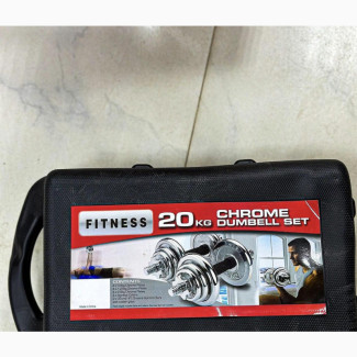20kg Chrome Dumbell (Black)