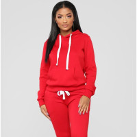 Red Unisex Hoodie and Joggers