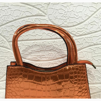 Orange Top Handle Bag