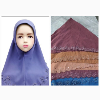 Wholesale Kids Malaysian Hijabs- Small