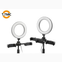 6 Inches Ringlight With 2 Side Phone Holder