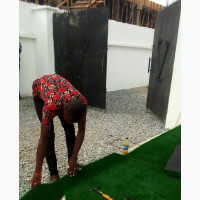 Artificial Green Grass For Surrounding