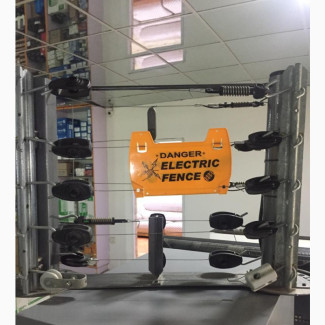 Install of Electric Fence System With 8lines