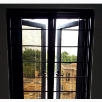 Culting Wall Window Grey Color Glazed With 5mm Grey