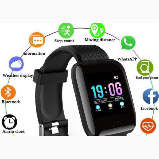 Ultra Smart Watch 116 - Stay Connected and Track Your Health