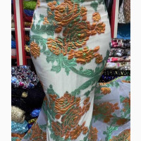 Bold Flower Jacquard Brocade Fabrics Ab3/11