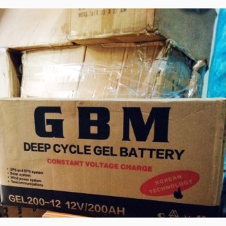 200ah /12v GBM Deep Cycle Gel Battery