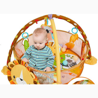 Educational Baby Activity Mat Ball Pit - Unisex Play Gym