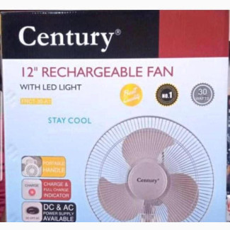 12 Inches CENTURY Rechargeable Fan