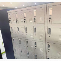 Italian Jackson 24 Doors Metal Workers Lockers