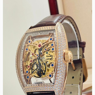 Quality Franck Muller Leather Strap Watch