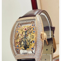Quality Franck Muller Leather Strap Watch