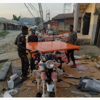 New Royal Motorcycle 2023 Orange