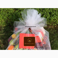 Exotic Fruits Christmas Basket + Fruit Cake RF1