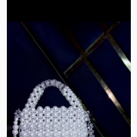 Silia Pearl Bead Handbag