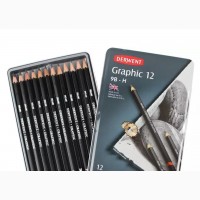 Derwent Professional 9B to H Graphic Soft Drawing Pencils 12