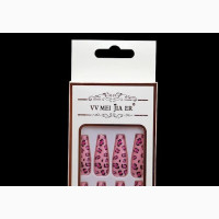 Colourful Glossy Press-on Nails