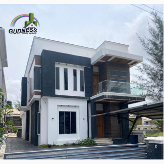 Detached 5bdrm Duplex with BQ Pool in Ikota, Lekki County Homes