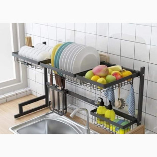 Over the Sink Plate Utensil Rack Organizer - 85cm