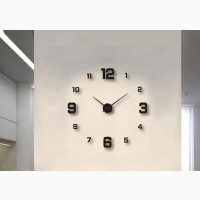 Frameless DIY Wall Clock Wall