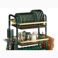 3 Layer Steel Dish Drainer Rack