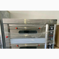 Brand New 2-Deck 4-Tray Industrial Gas Deck Baking Oven
