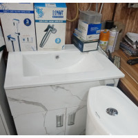 White Cabinet Wash Hand Basin