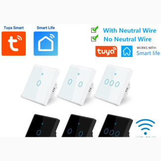 1-3 Gangs Wi-Fi Tuya Smart Light Switch