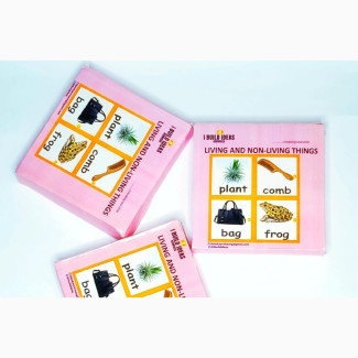 Living and Non Living Things - Brand New Cards for Kids 5-7 years