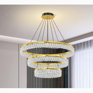 LED Crystal Chandelier Light