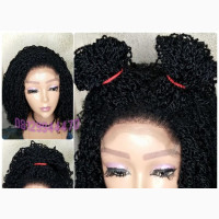 Nubiatwist Frontal Fulllace Curly Straight Shuku Braided Wig