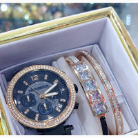 Original MICHAEL KORS Black Chain Watch Available in Store