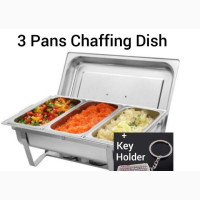 3 Pan Chaffing Dish Buffet Set