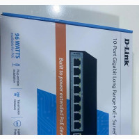 D-Link 10-Port Gigabits Long Range POE+ Switch - DGS-F1010P-E
