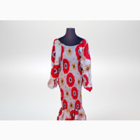 Ankara Smocking Gown With Headtie