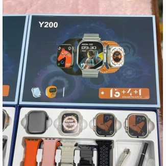 Ultra Smart Watch Y200 Smartwatch With 3 Heads