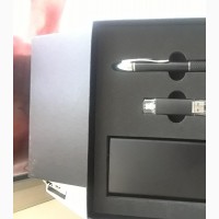 Set of Power Bank, Flash Drive, Pen and Charging Cord