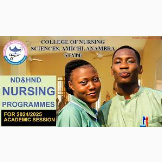 College of Nursing Sciences Amichi Anambra State Admission Form is out for 2025/2026