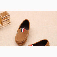 Boys Suede Brown Loafers Shoe