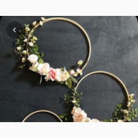 Bridal Flower Hoop