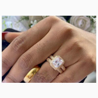 Superior Quality Non Fading Gold Wedding/Engagement Rings